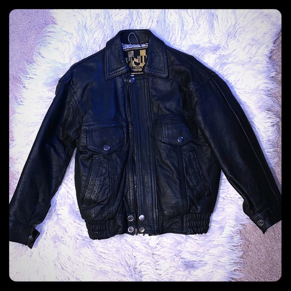 Leather Jacket in Black